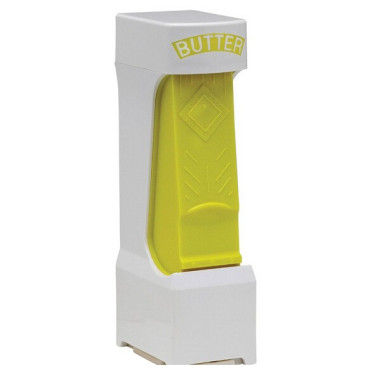Feliator manual de unt Cyrax, material plastic, design usor si practic, 20x6x8.5 cm, Butter Cutter, alb