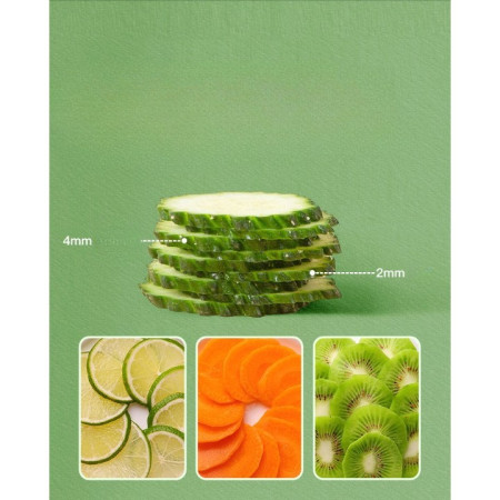 Feliator de Legume Multifunctional, Cyrax, Taieturi Diferite, Razatoare pentru Bucatarie, Taietor de Cartofi, Presa Manuala, Pliabila, Extensibila, PP PET, 23.5x9.5x5.5 cm, Alb