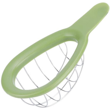 Feliator de Avocado, Cyrax, pentru Taierea in Cubulete, Multifunctional, pentru Bucatarie, Otel Inoxidabil, ABS, 16x8x5 cm, Verde