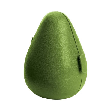 Cutie de depozitare si pastrare a alimentelor, Plastic, Cyrax, Model Avocado, 8.4x8.4x12.3 cm, Verde