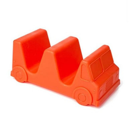 Suport pentru Taco, Cyrax, Model Autobuz, 14 x 7.5 x 6.5 cm, din PP, Portocaliu