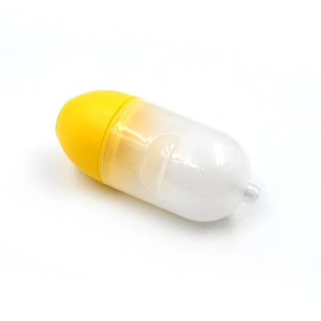 Mini Shaker Manual pentru Oua, Cyrax, pentru Galbenusuri si Albusuri, Mixer Amestecare, 15x6 cm, Galben