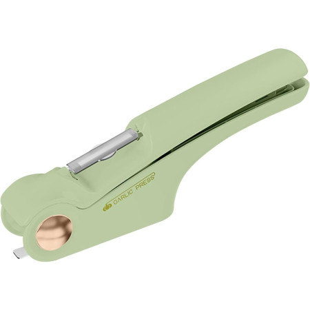 Presa Multifunctionala pentru Usturoi 4in1, Cyrax, Presa, Feliator, Desfacator de Borcane, Curatator Fructe/Legume, 22 x 8.8 cm, Verde