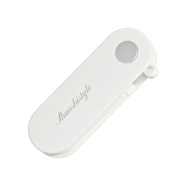 Peeler pentru Legume si Fructe, Cyrax, 3.6 x 9.1 cm, Multifunctional, Curatator Pliabil, din ABS si Otel Inoxidabil, Alb