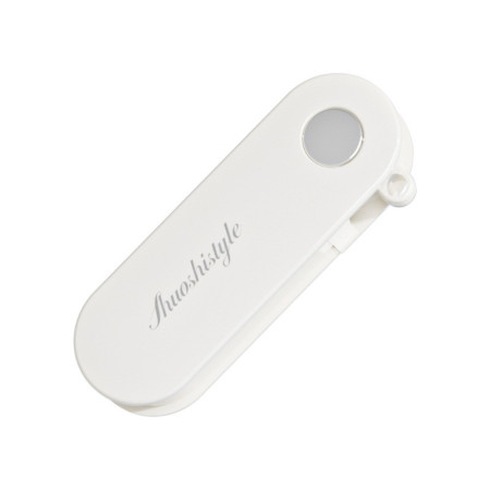 Peeler pentru Legume si Fructe, Cyrax, 3.6 x 9.1 cm, Multifunctional, Curatator Pliabil, din ABS si Otel Inoxidabil, Alb