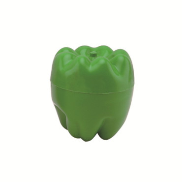 Cutie de depozitare si pastrare a alimentelor, Plastic, Cyrax, Model Ardei, 9.8x9.8x10.7 cm, Verde