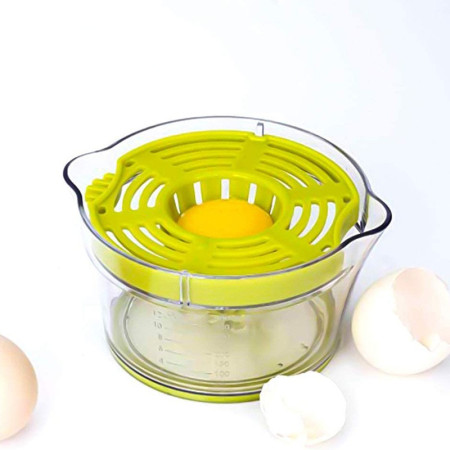 Storcator de Fructe 2 in 1, Cyrax, cu Razatoare si Separator Ou, 14.8 x 8 x 13 cm, Verde