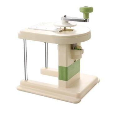 Masina Manuala pentru Maruntit Varza, Cyrax, cu Maner Rotativ, Lame din Inox, Corp din Plastic, pentru Legume si Fructe, 20 x 20 x 15 cm, Alb