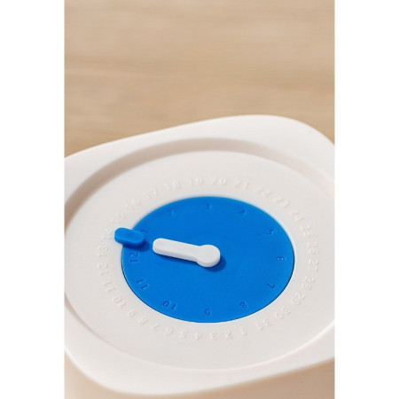 Borcan din Sticla de Inalta Calitate, Cyrax, Capac Ermetic, Uz Casnic, Depozitarea Condimentelor sau a Alimentelor Umede si Uscate, 500 mL, 10x10x9 cm, Alb