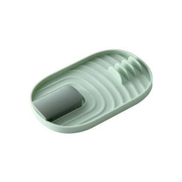 Suport Pliabil, Cyrax, pentru Capace, Linguri, Multifunctional, Plasare pe Blatul de Bucatarie, 11.5 x 18 x 2.2 cm, Verde