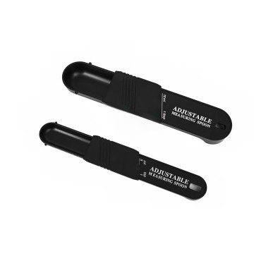 Set doua linguri masurare ajustabile Cyrax, material ABS, 16x3.5x1.6 cm, negru