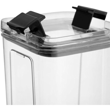 Set 4 Recipiente Depozitare Alimente,  Cyrax, pentru Organizare Bucatarie, cu Inchidere Ermetica, Transparent, Plastic fara BPA, Compatibile cu Masina de Spalat Vase, Diferite Dimensiuni, 350 ml, 1300 ml, 2700 ml, 4600 ml
