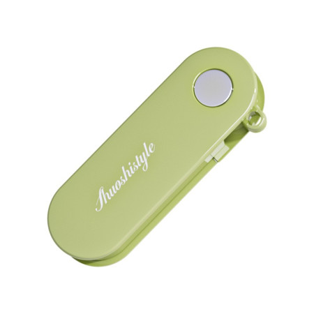 Peeler pentru Legume si Fructe, Cyrax, 3.6 x 9.1 cm, Multifunctional, Curatator Pliabil, din ABS si Otel Inoxidabil, Verde