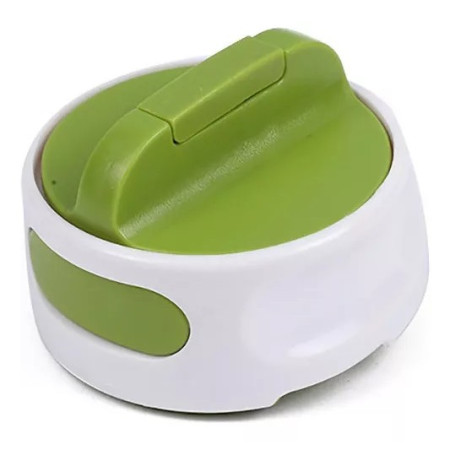Desfacator Manual de Conserve si Sticle, Cyrax, 6.8 x 4.8 cm, din ABS + Otel, Verde/Alb