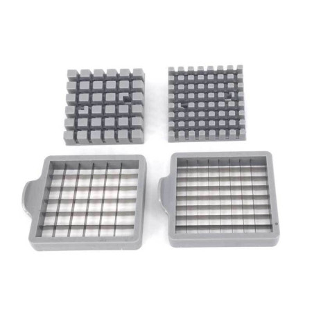 Feliator manual Cyrax, pentru cartofi pai si legume, din inox, cu 2 dimensiuni de feliere, 25.5 x 11.7 cm, argintiu