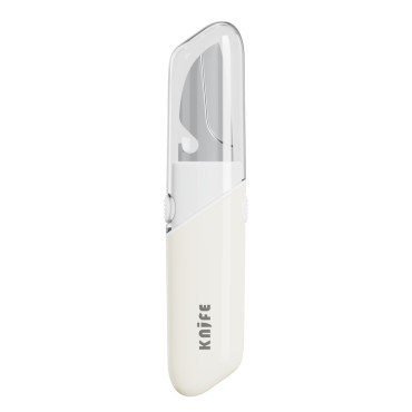 Cutit de Fructe Multifunctional, Cyrax, Razatoare, Curatator Fructe-Legume, Deschizator de Sticle, 18.1x3.8x2cm, Alb