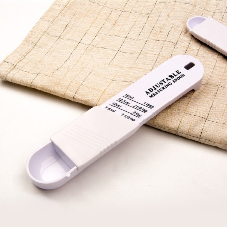 Set doua linguri masurare ajustabile Cyrax, material ABS, 16x3.5x1.6 cm, alb