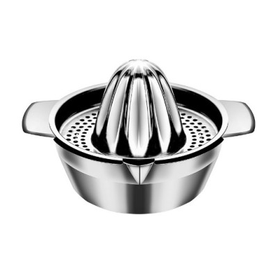 Storcator de Citrice Manual, Cyrax, Rezistent, Usor de Folosit si Depozitat, Durabil, Calitativ, 16 x 7 x 13 cm, Inox, Argintiu