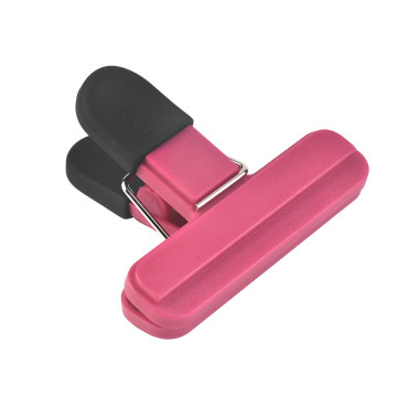 Cleste Multifunctional pentru Sigilarea Pungilor, Cyrax, din Plastic, Mentine Alimentele Proaspete, 7x6.5 cm, Roz