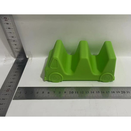 Suport pentru Taco, Cyrax, Model Autobuz, 14 x 7.5 x 6.5 cm, din PP, Verde