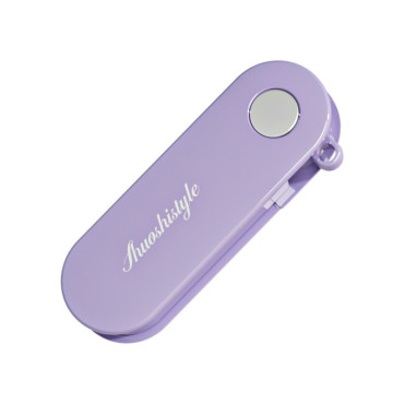 Peeler pentru Legume si Fructe, Cyrax, 3.6 x 9.1 cm, Multifunctional, Curatator Pliabil, din ABS si Otel Inoxidabil, Mov