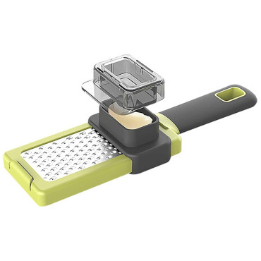 Razatoare Multifunctionala, Cyrax, pentru Ustuoi, Branza, Cascaval, 20.3 x 5.8 x 3.3 cm, Verde/Gri