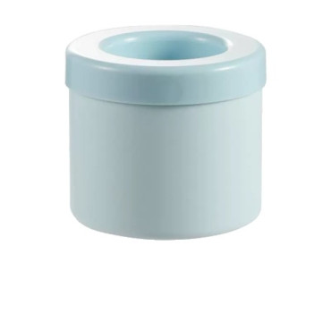 Tava de Gheata din Silicon cu Capac, Cyrax, Forma de Gheata pentru Racirea Bauturilor, in Forma de Frapiera, Silicon fara BPA, Cuburi de Gheata, 9x8.5x8 cm, Albastru